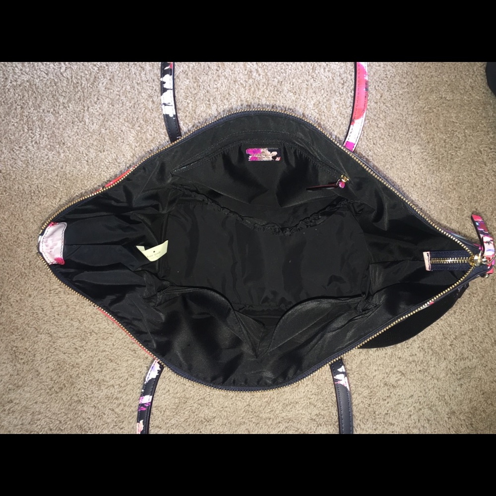 Kate Spade floral diaper bag- Navy - Picture 6 of 8